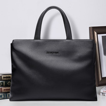 Americas Bison Bull Briefcase LEATHER HANDBAG leather handbag mens bag 2022 new wave computer bag business leather bag