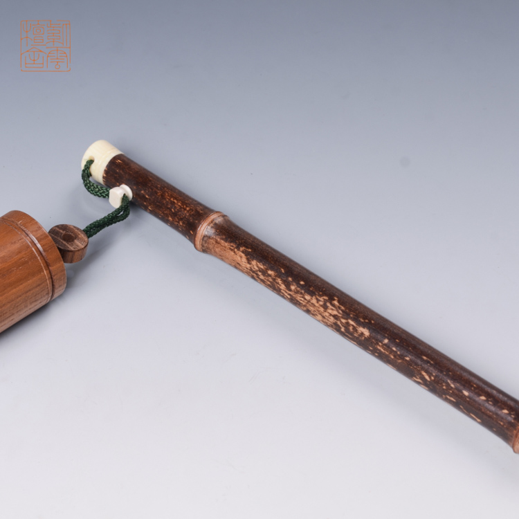 Purple Clouds Sandalwood Japan Return old objects Japanese Showa Period portable incense cylinder Brush Cylinder Collection