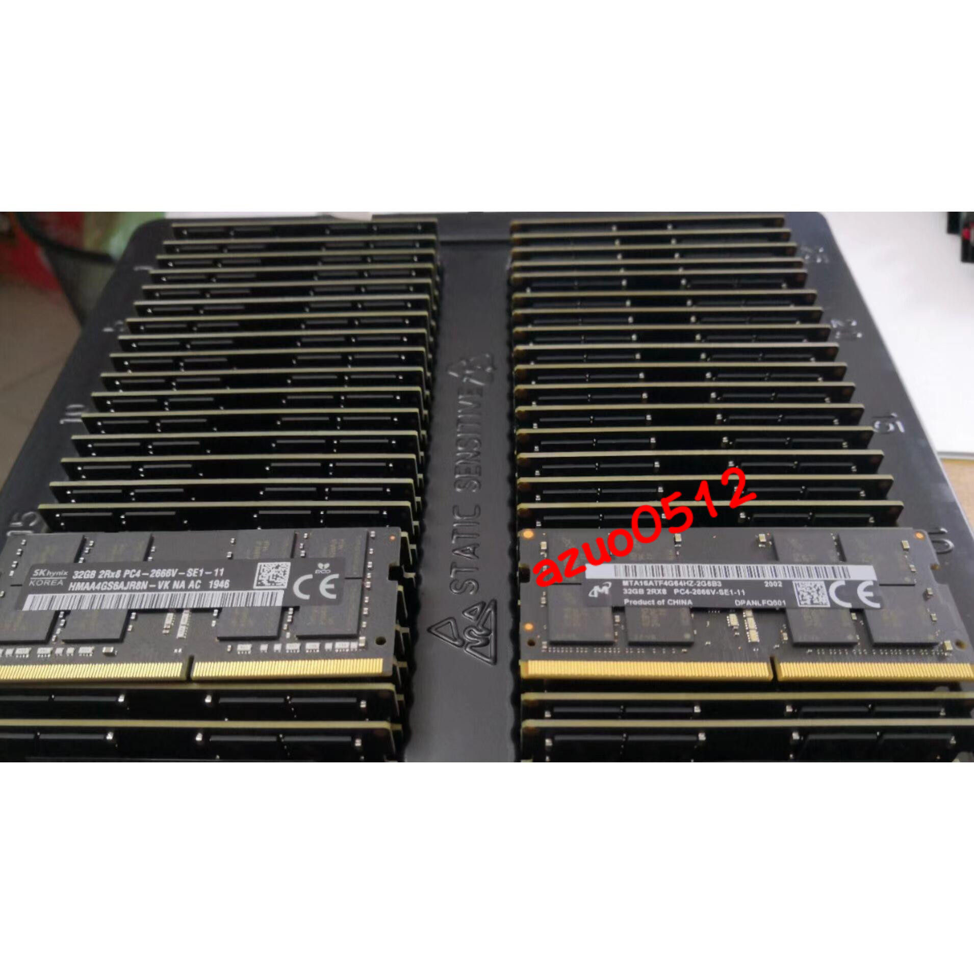 Brand new original MT hylix 32G DDR4 2666 Apple All workstation notebook computer memory black bar