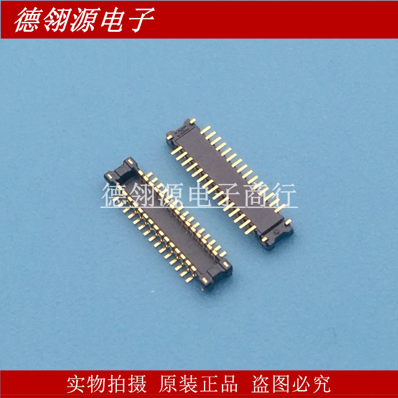 AXE830124 0.35mm间距 30pin 公座 全新原装板对板连接器