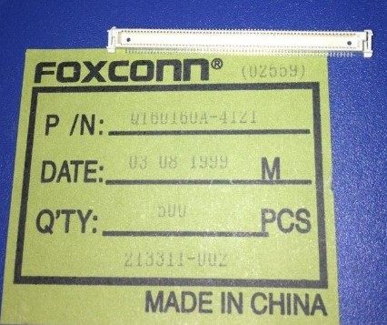 QT60160A-4121 FOXCONN富士康进口正品连接器原装现货