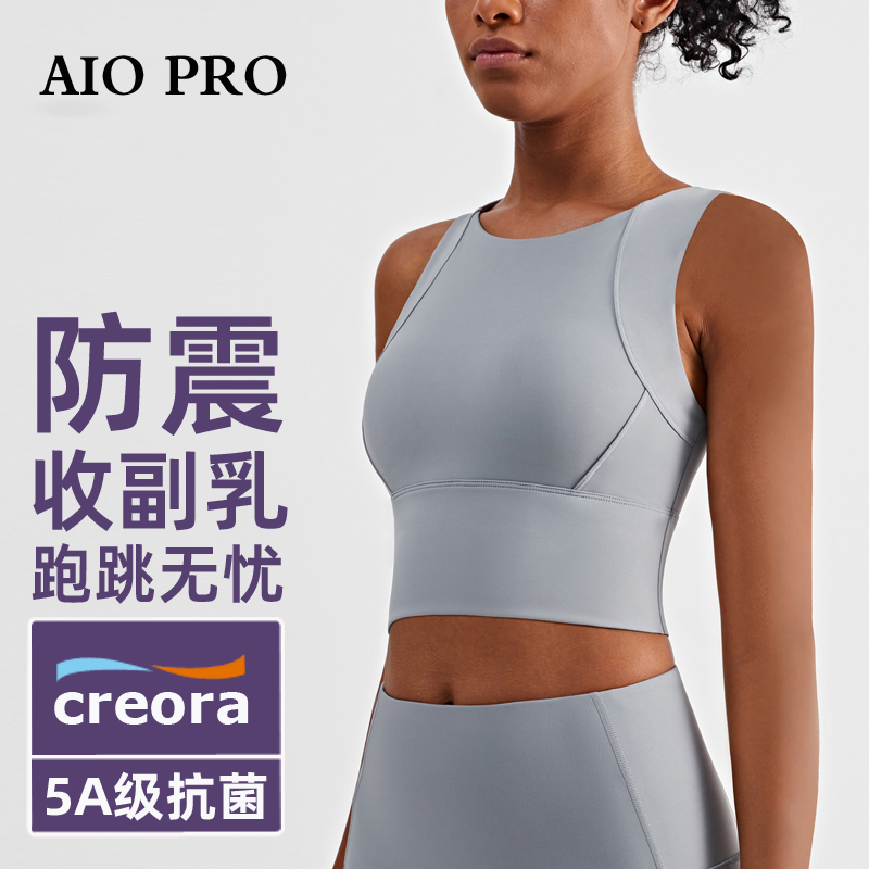 American Professional Sports Bra for Women, High-Intensity Shock-Proof, Breast-Retracting, Running, Fitness, Yoga Vest-Style Bra for Outer Wear