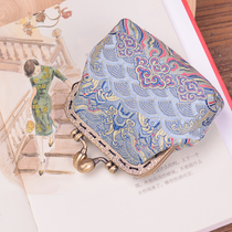 Original Handmade Custom China Wind Zero Money Bag Retro Gift Small Cloth Bag Coin Containing Cloth Art Outlet Gold Key Bag