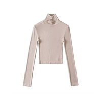 Бежевый/короткий разоблаченный пупок