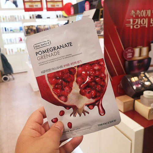 Корейская оригинальная подлинность Магазин лица Филиппин Стихи гранат гранат гранат Алореоген Увлажняющий маски