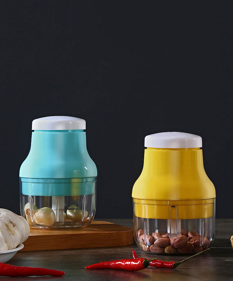 Press Garlic electric mini garlic mud theorizer manually slapped garlic paste Mashed Mini Spoiler of Garlic Hibiscus Machine Pulled Garlic Hibiscus