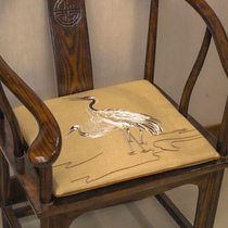 Chinese Red Wood Chair Cushion Solid Wood chair Chair Dining Chair Official Hat Chair Cushion Home Tea Chair Cushion Ring Chair Cushion Non-slip