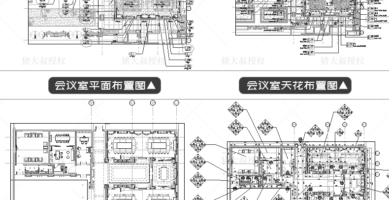 T1940酒店宾馆旅馆客房室内设计CAD施工图纸度假工装3D效果...-23