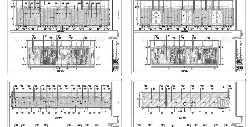 T1940酒店宾馆旅馆客房室内设计CAD施工图纸度假工装3D效果...-21