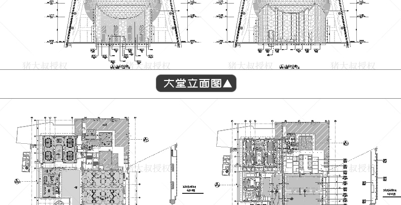 T1940酒店宾馆旅馆客房室内设计CAD施工图纸度假工装3D效果...-18