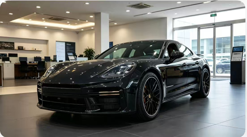 Porsche Panamera 971 Modified to 976 Front and Rear Bumpers Plus Side Skirts Turbos Style 971 Modified to 976 Kit