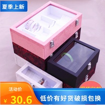 40-bit bracelet box bracelet jewelry box jade bracelet jewelry display stand jade bracelet box high-end bracelet storage box