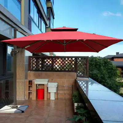 Outdoor parasol Courtyard umbrella Garden large parasol stall advertising Roman umbrella Outdoor security guard booth umbrella 3 meters