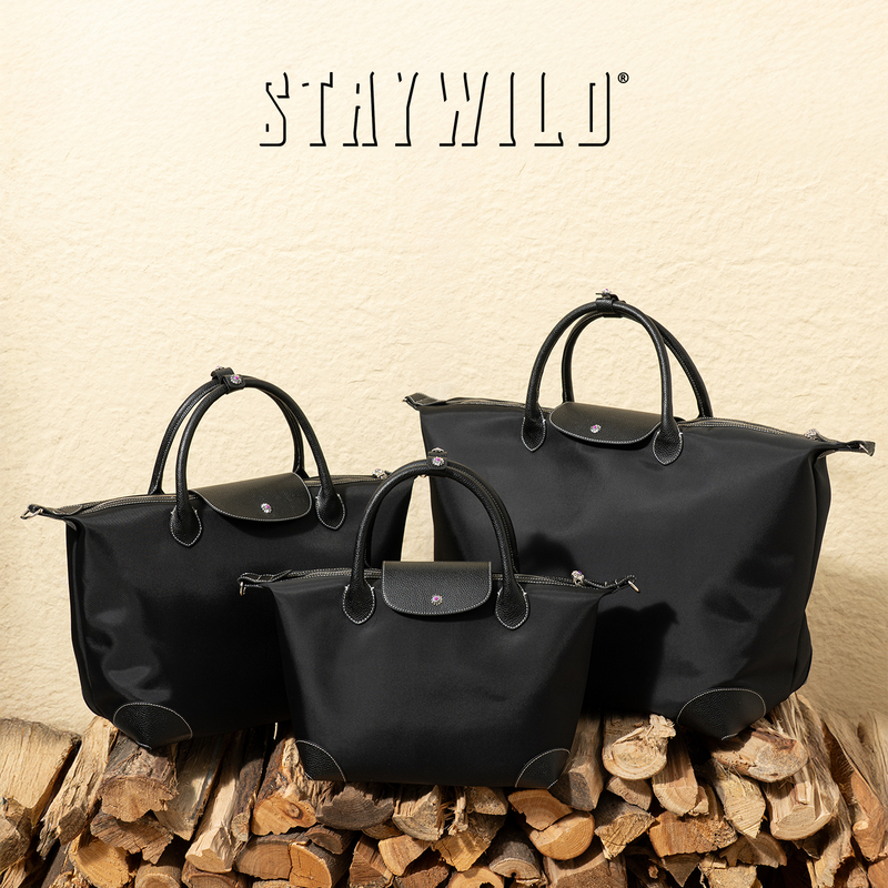 Staywild Spoof [I Am Not Long*] Nylon Single Shoulder Crossbody Bag Men's Commuting Travel Bag