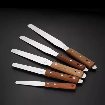 Stainless steel oil ink knife knife solder paste mixing ink paint mixing knife knife 4 to 18 inches