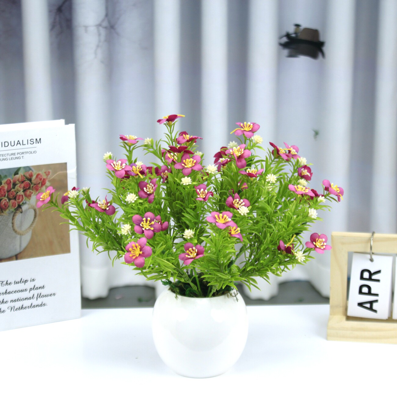 Fields Garden Small Crushed Flowers Fake Flowers Bonsai Family Residence Decoration Flower Table Placement Flowers 