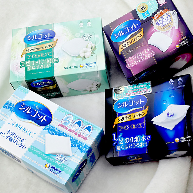 Japan's Yuni Canunicharm ShuKo Chao absorbs the makeup cotton province with no water drop and it is soft and good