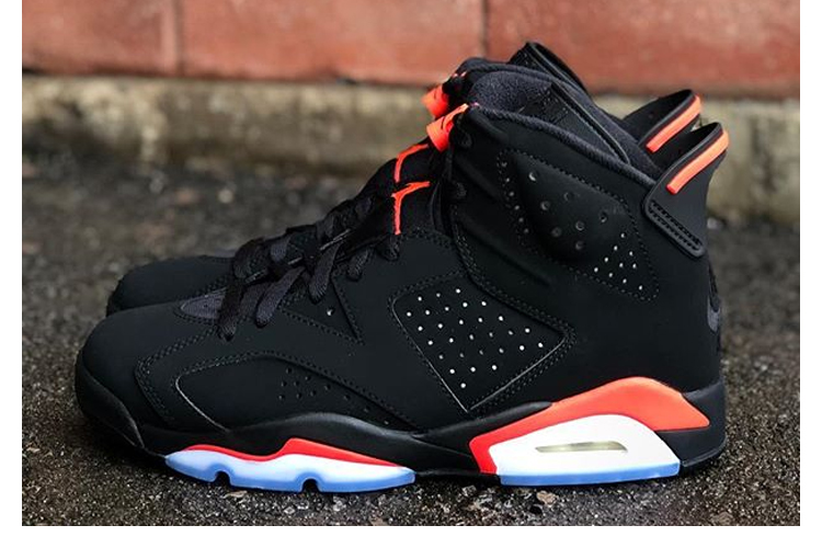 Air Jordan 6 AJ6 PS màu đen nhỏ trẻ em giày trẻ em giày trẻ em 384667-384666-060 - Giày dép trẻ em / Giầy trẻ giày sneaker trẻ em nam
