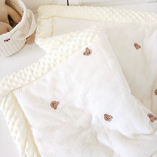 Детское хлопковое одеяло для новорожденных, увеличенная толщина