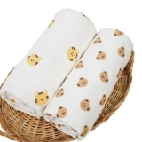 Хлопковое одеяло для новорожденных для младенца, детская хлопковая гигиеническая прокладка, 0-12 мес.