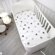 Nordic baby bed bed hats cotton sheets baby round bed sheets oval bed cover custom