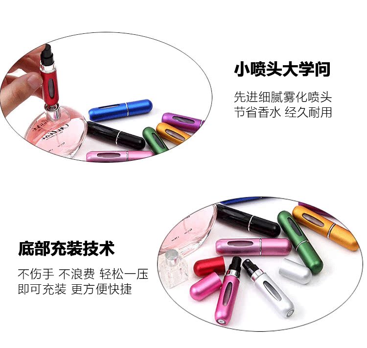 Nước hoa dưới đáy đầy cao cấp công cụ du lịch cầm tay gói phụ mẫu nước hoa cao cấp pha chế - Các công cụ làm đẹp khác mút trang điểm