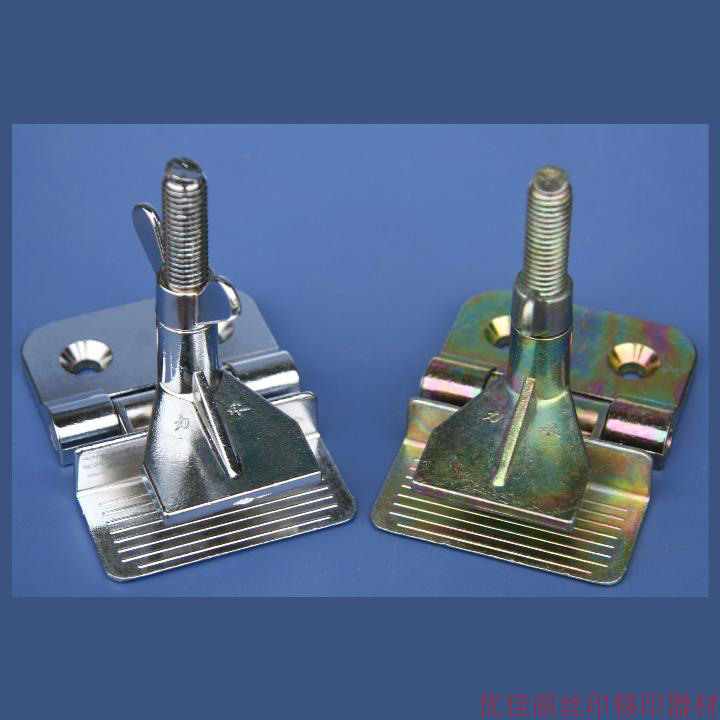 Screen printing fixed clamp mesh screen screen butterfly jacket silver silver screen printing equipment