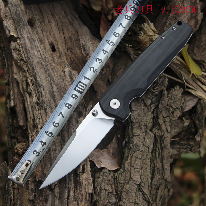 VG10 folding knife high hardness small knife sharp stainless steel fruit cutter 