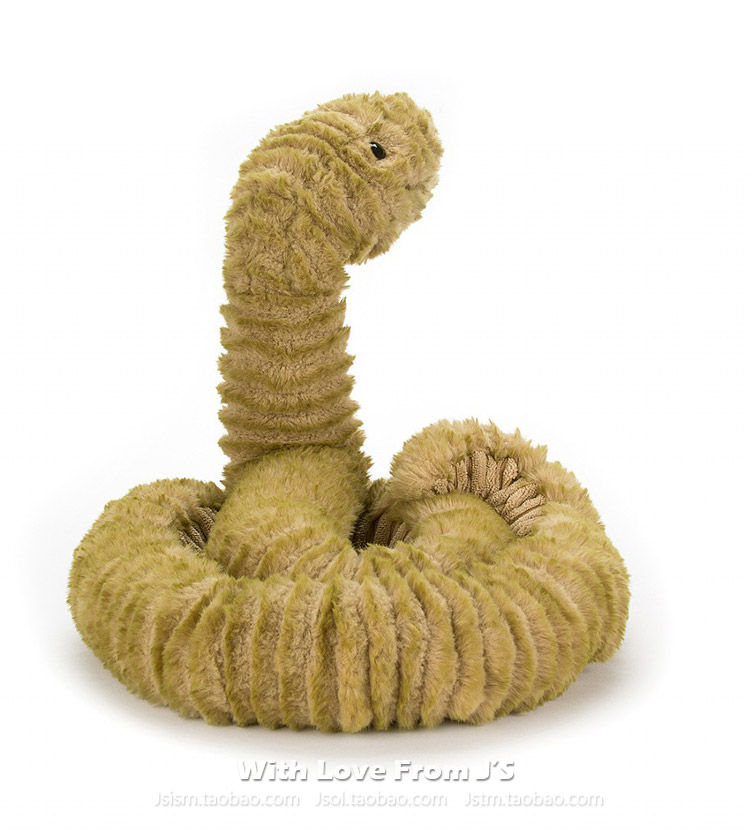 玩具系列 英國jellycat小蛇毛絨公仔  Slither Snake 蛇 個性寵物安撫玩偶