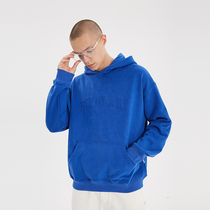 BIPOLAR basic ballast hooded sweater country tide new pint hip-hop street leisure and loose hoodie male