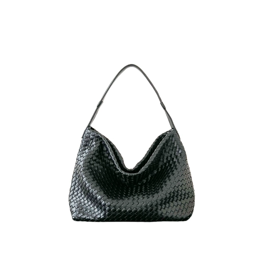 Портативная плетеная сумка через плечо, вместительная и большая сумка на одно плечо