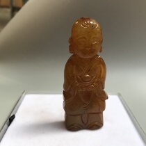 New Gao Guyu Imitation Ming Yuan Antiques Antiques Jade Old Xiu Jingcarved Boys Pendant Hand Decoration Old Objects