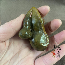 Old objects antiques jade old Xiu jade fine carvings many children many blessings jade pendants high ancient jade old jade collections