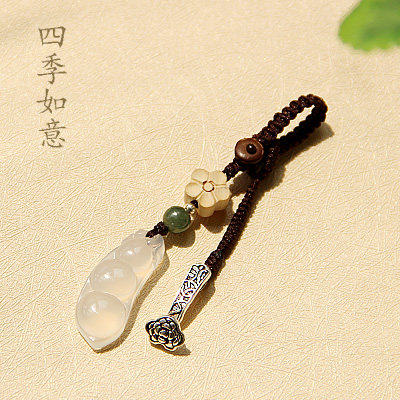 Hanau Creative Xiaoxing Female Ping Key Closed Accessible Key-Closed Palace Kyung Yin Rui Household Car Key Hanging