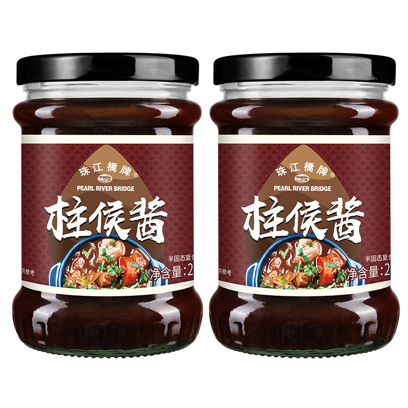 珠江桥牌柱侯酱商用广东柱候酱2瓶