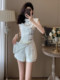 Summer Age-Reducing, Stylish, New Chinese-Style National Fashion Suit for Women, Summer Style for Petite Women, Trendy Shorts Two-Piece Set
