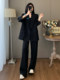 French-Style Long-Sleeved Fashionable Loose Casual Professional Blazer for Women with Butterfly Embroidery, Versatile and Stylish Small Suit