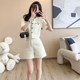 2025 Summer Outfit for Petite Women, Lively and Youthful, Stylish and Fashionable, Chanel-Style Shorts Set, Two-Piece Set with a High-End Feel