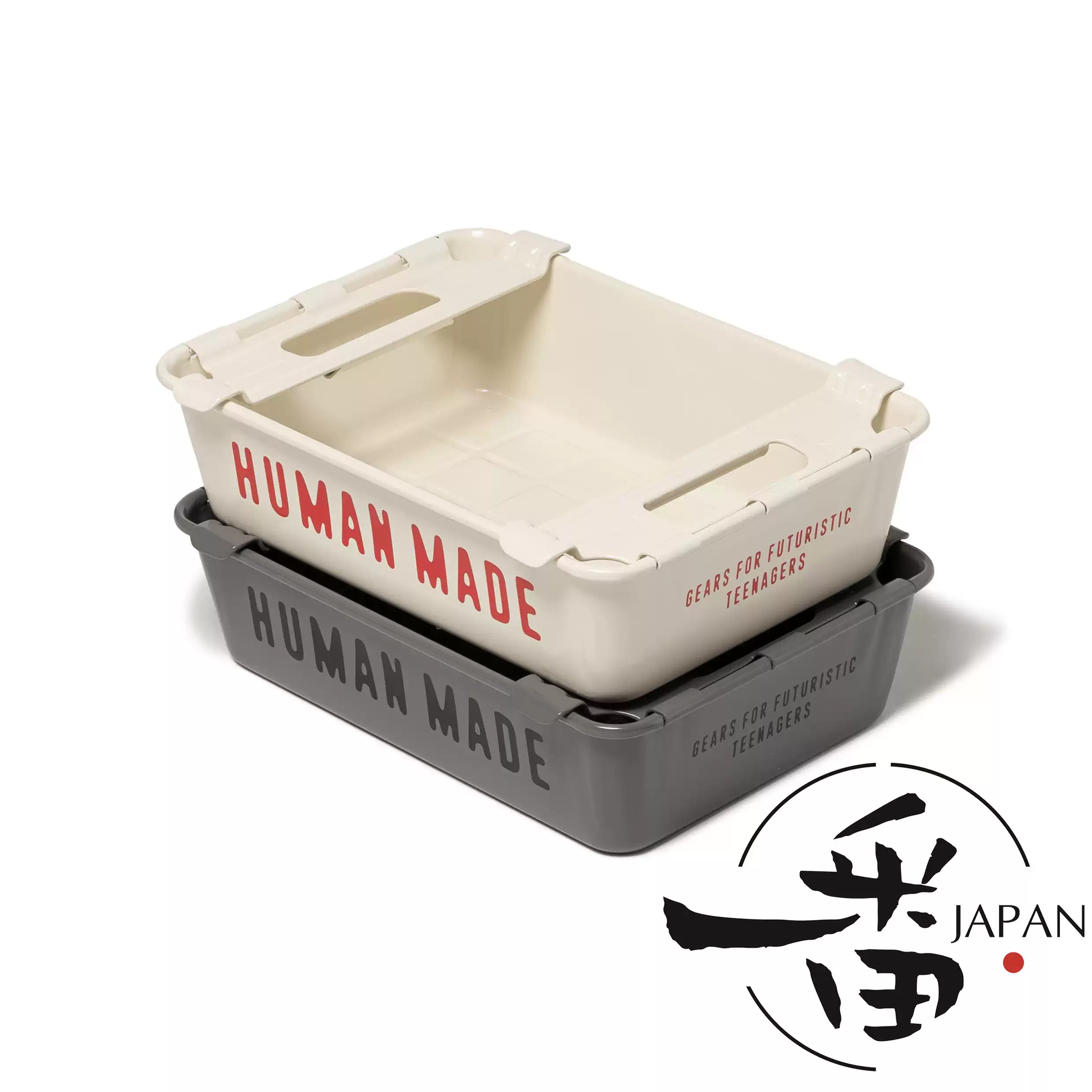一番國現HUMAN MADE STEEL STACKING BOX 愛心Logo鋼製收納箱-淘寶