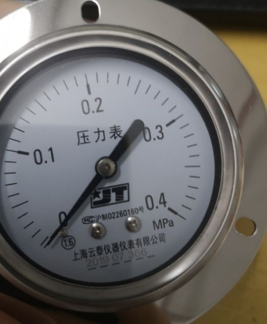 上海云泰医用压力表0.4MPA高压消毒锅博迅立式压力蒸汽灭菌器配件