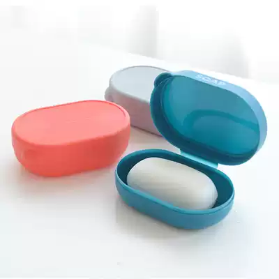 Travel portable sealed soap box large creative with lid lock lock waterproof soap box cosmetic room soap box