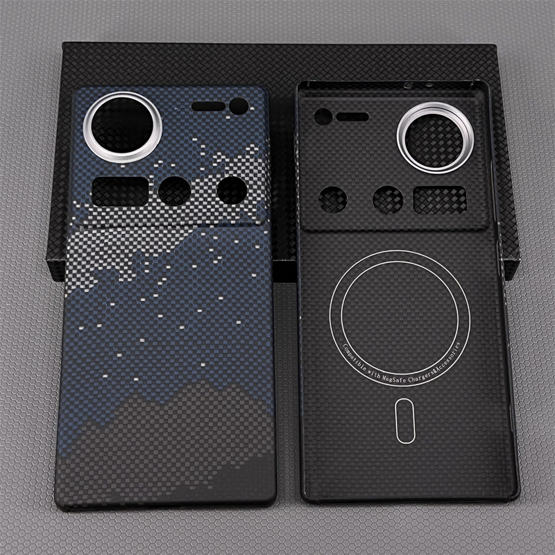 Suitable for Nubia Z70Ultra Kevlar Phone Case Z80U Aramid Fiber Protective Cover Carbon Fiber Ultra-Thin Matte Z70Ultra Full Coverage Anti-Drop Nubia Men's and Women's Hard Shell Business