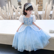 2022 new Summer girls Cinderella princess dress Kindergarten Aesha birthday dress Sentinotti dream dresses