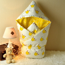 Baby cotton spring and autumn baby newborn supplies winter newborn bags out swaddling thick blanket