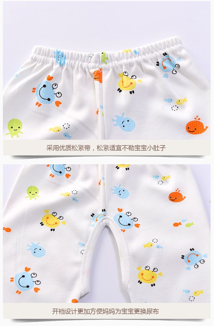 Mùa xuân và mùa thu sơ sinh quần áo cotton 0-3 tháng 1 sơ sinh bé nhà sư quần áo đồ lót đặt bé mùa thu quần áo mùa hè đồ bộ bé trai