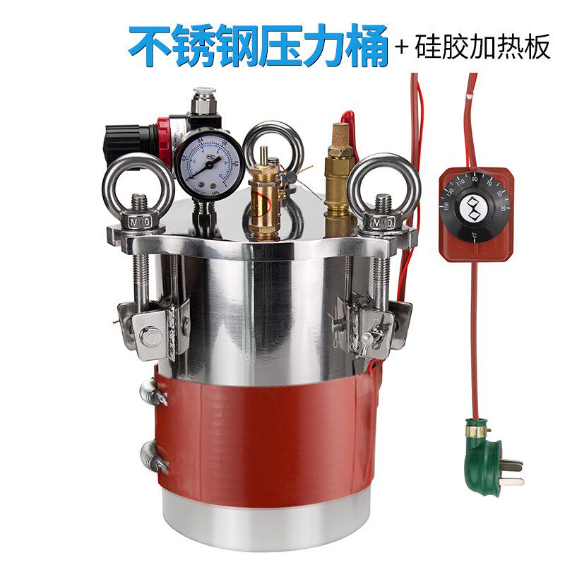 Silicone Automatic Heating Water Storage Pressure Barrel 304 Stainless Steel Water Storage Pressure Barrel Heating Thermostatic Water Storage Pressure Barrel Insulated Water Storage Pressure Barrel