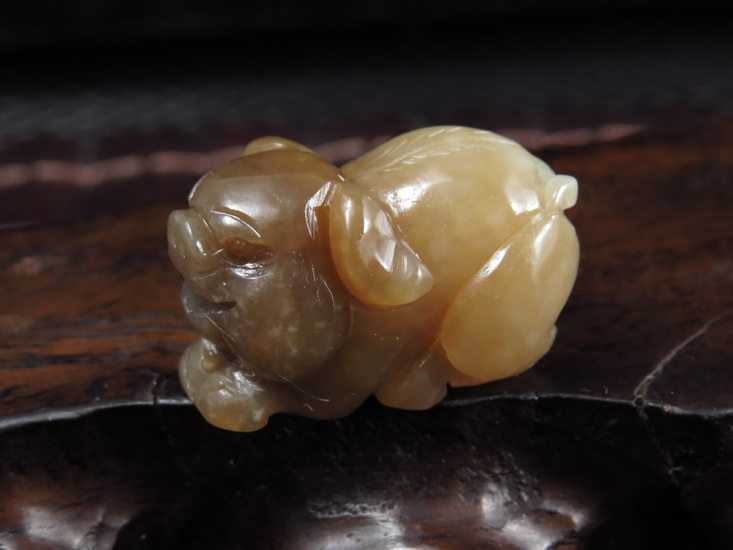 和田玉糖玉猪挂件 和田玉雕件 和田玉玉佩 真品