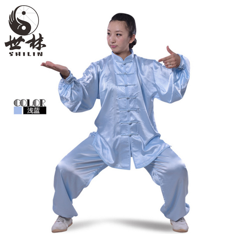 Quần áo Tai Chi mới giữa nam và nữ già và phụ nữ Tai Chiquan quần áo tập thể dục - Trang phục dân tộc shop quần áo nam