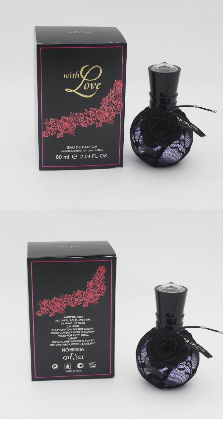 Authentic Mei Mei quyến rũ nước hoa ren đen tím hồng nam và nữ quà tặng lâu dài 60ml so scandal nước hoa