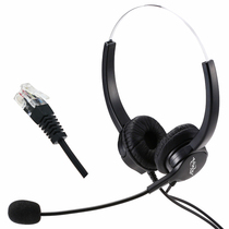 ATeo A100D double ear phone ear phone customer service flight attendant headphones Cisco AVAYA phone headphones